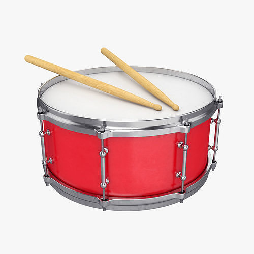 Snare drum 3D model