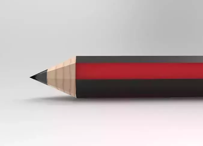 Simple low poly pencil with textures Low-poly 3D model Simple low poly pencil with textures Low-poly 3D model