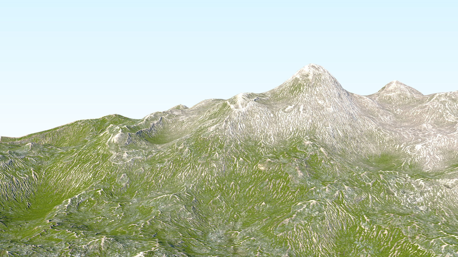 Piece Of The Earth 01 PBR Low-poly 3D model_7