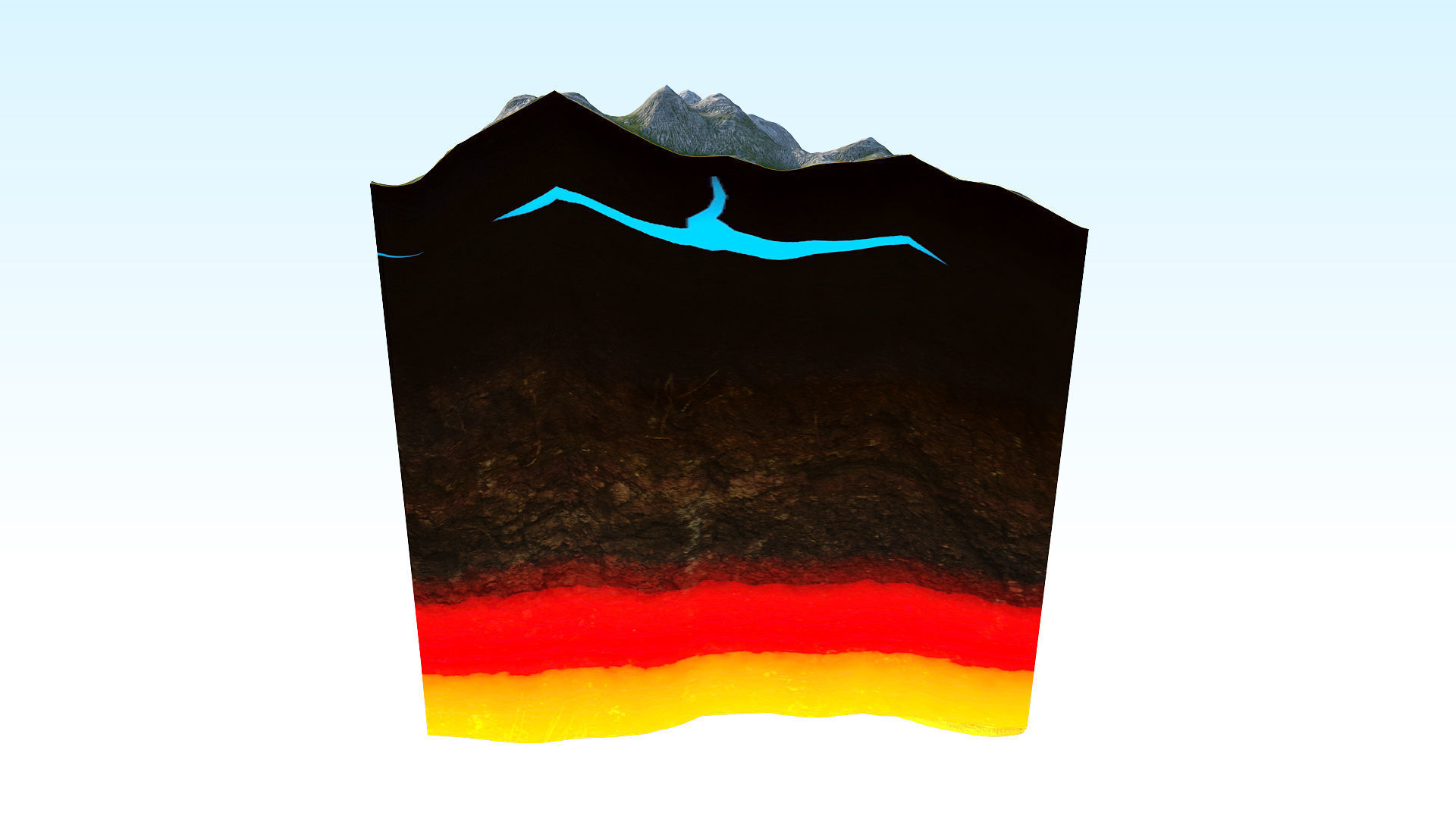 Piece Of The Earth 01 PBR Low-poly 3D model_12