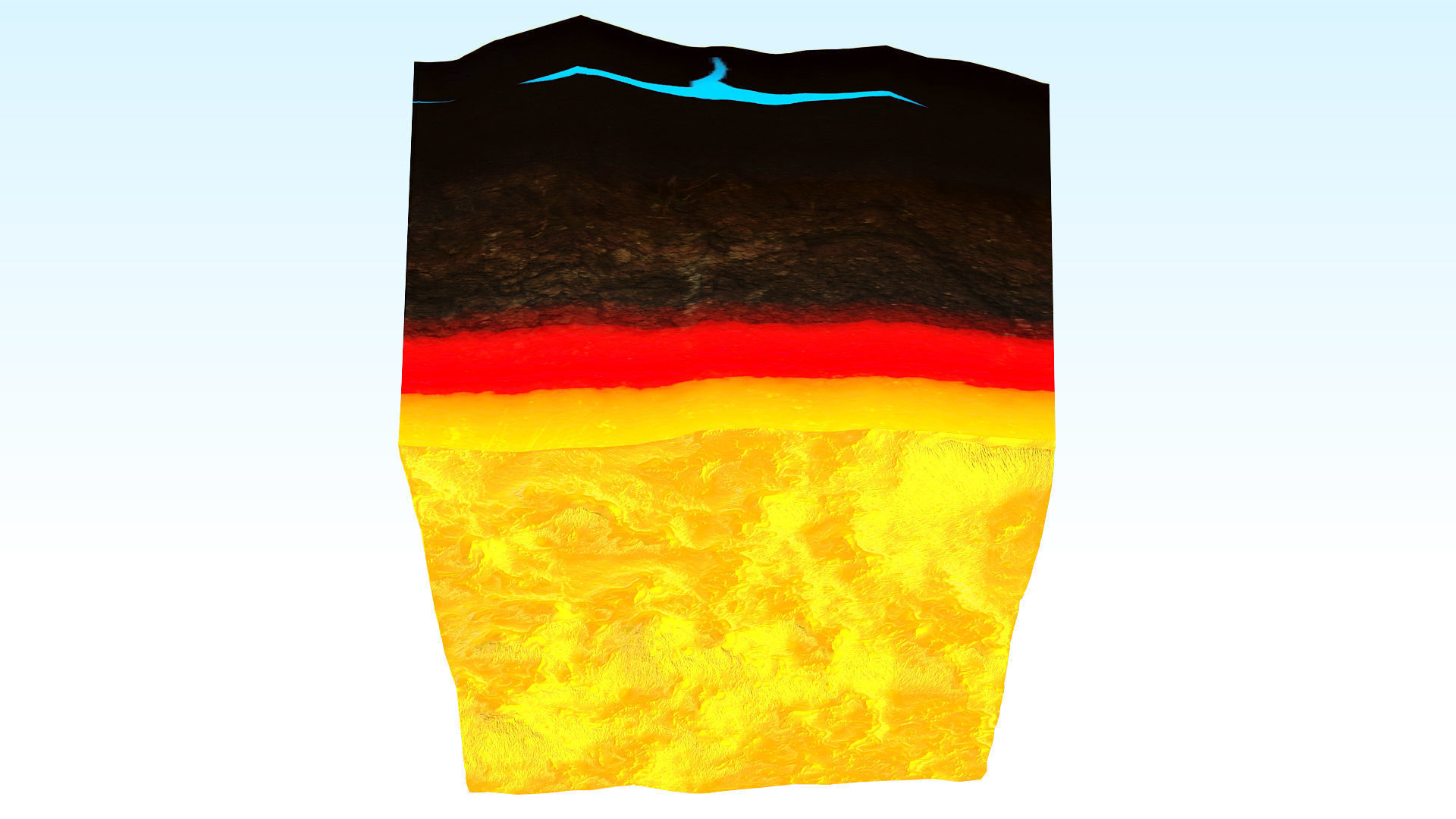 Piece Of The Earth 01 PBR Low-poly 3D model_14