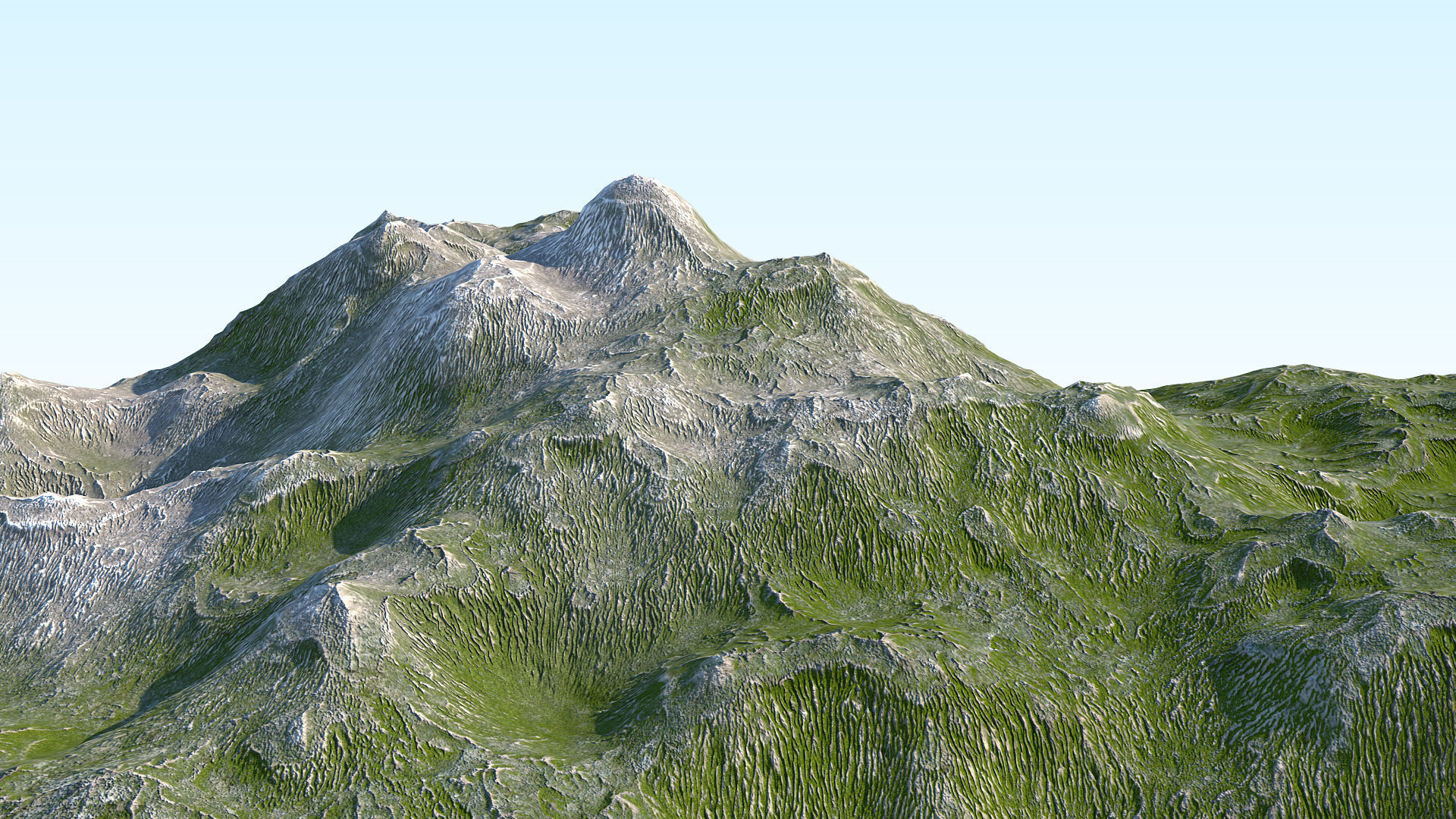 Piece Of The Earth 01 PBR Low-poly 3D model_25