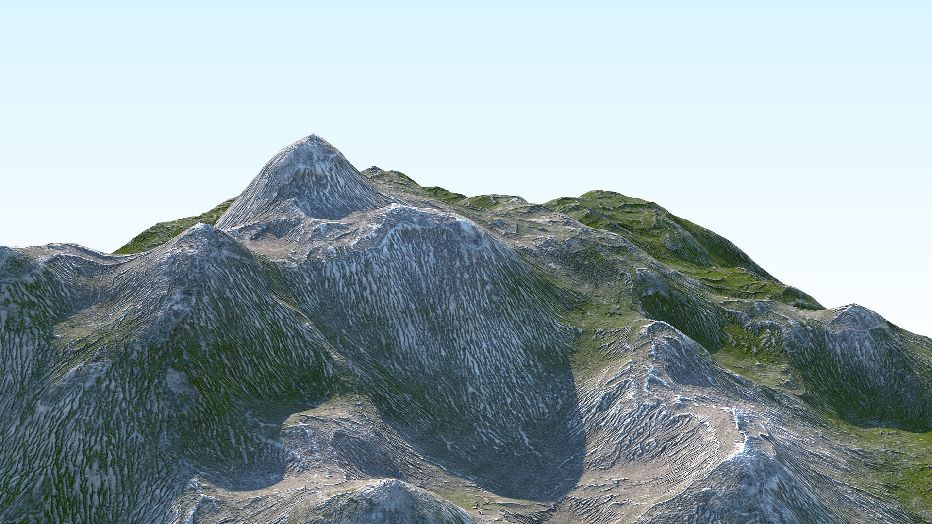 Piece Of The Earth 01 PBR Low-poly 3D model_27