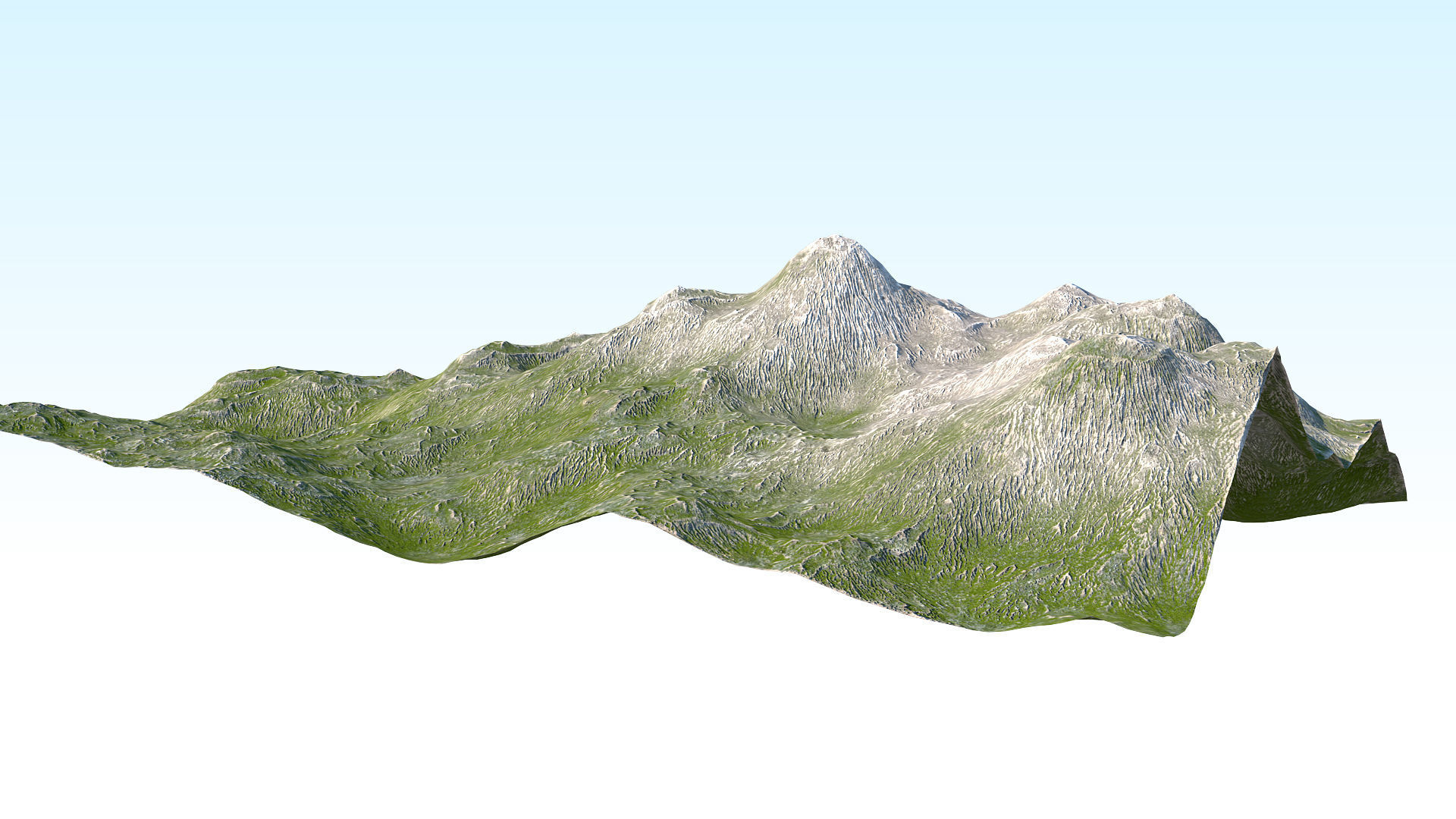 Piece Of The Earth 01 PBR Low-poly 3D model_19