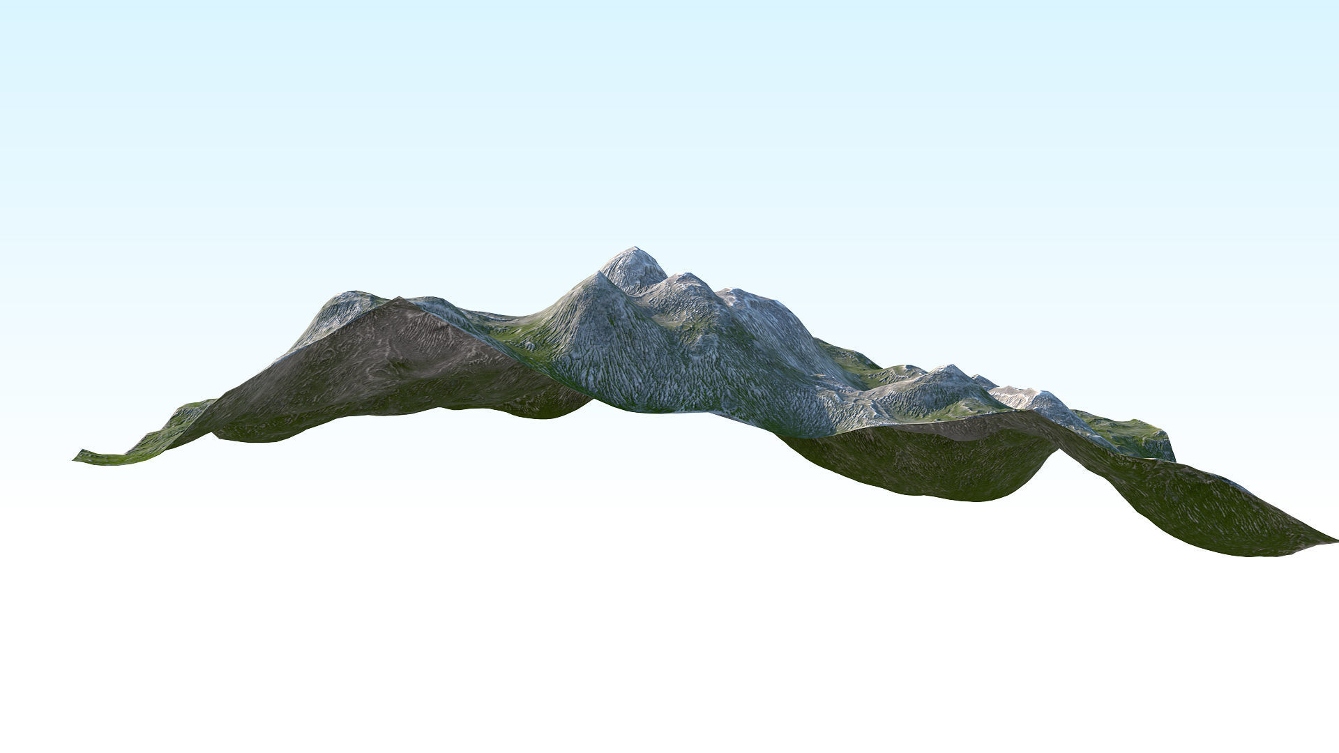 Piece Of The Earth 01 PBR Low-poly 3D model_20