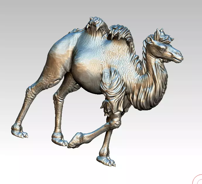 Camel staue 3D print model_0
