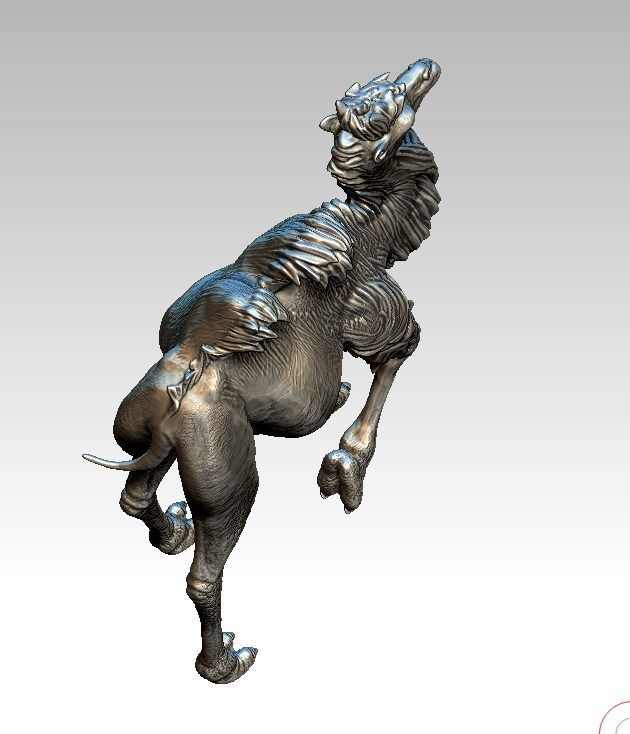 Camel staue 3D print model_2