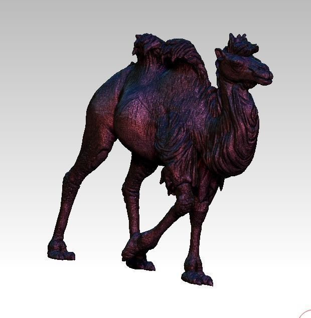Camel staue 3D print model_3
