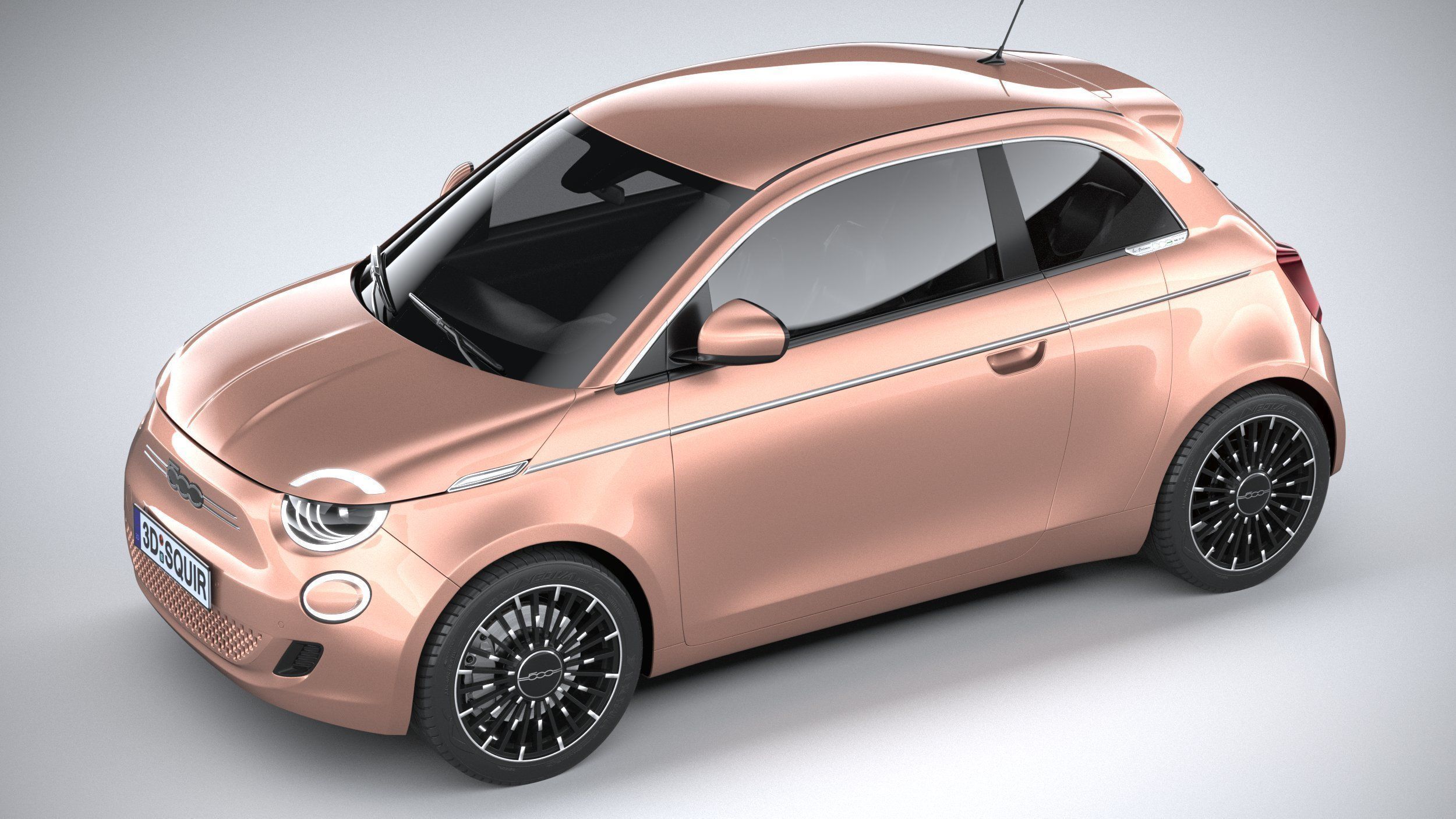 Fiat 500 3-1 2021 3D model_7