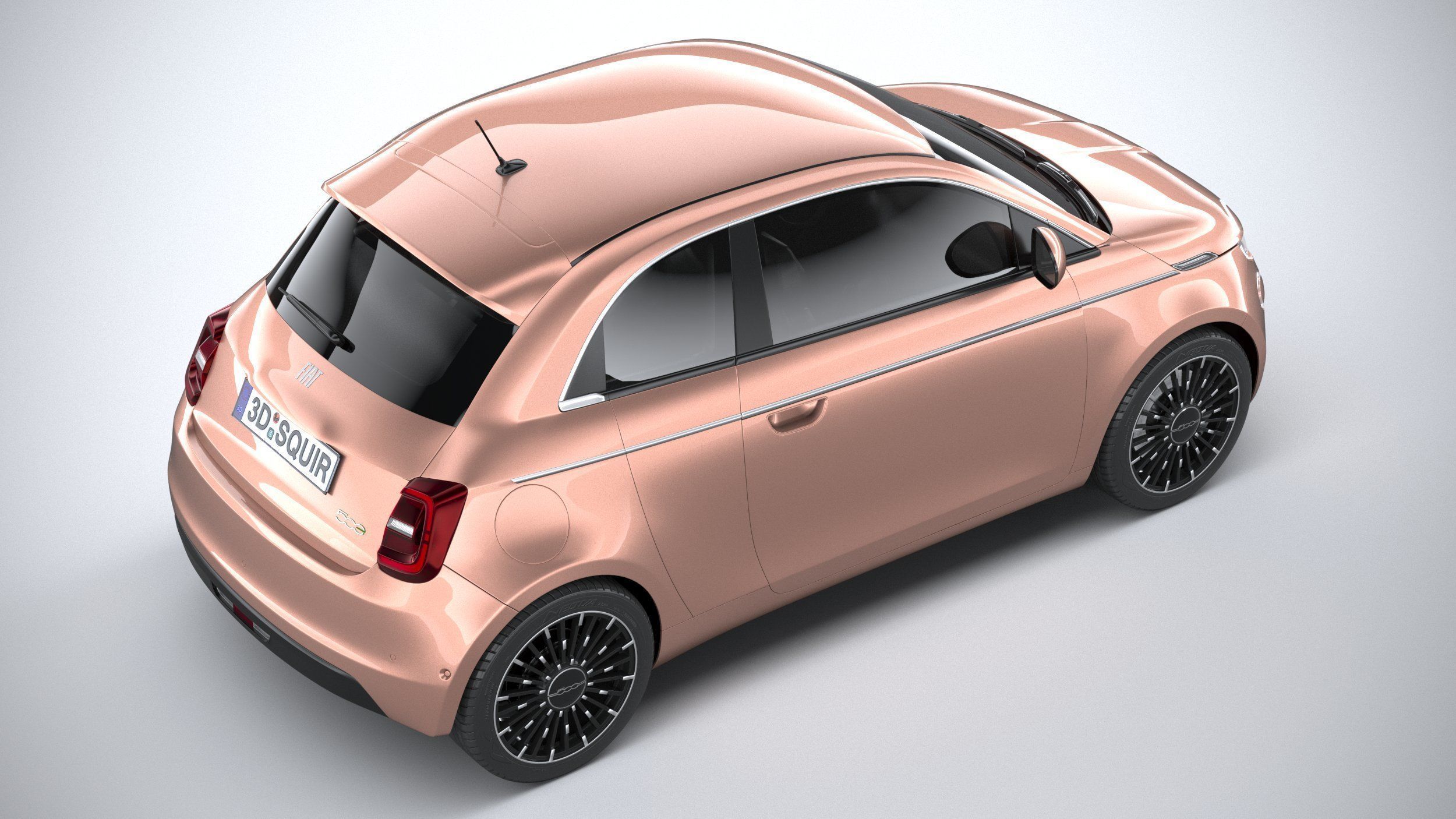 Fiat 500 3-1 2021 3D model_10