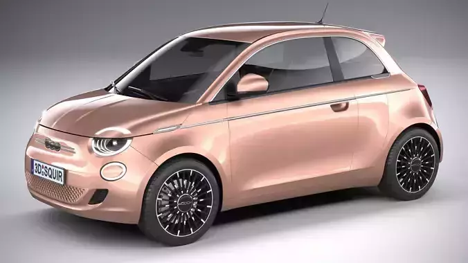 Fiat 500 3-1 2021 3D model