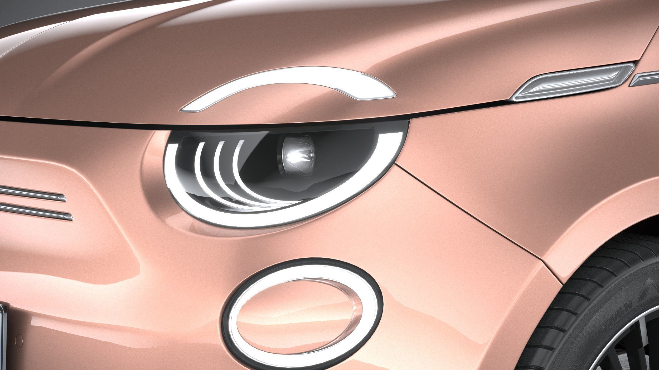 Fiat 500 3-1 2021 3D model_14