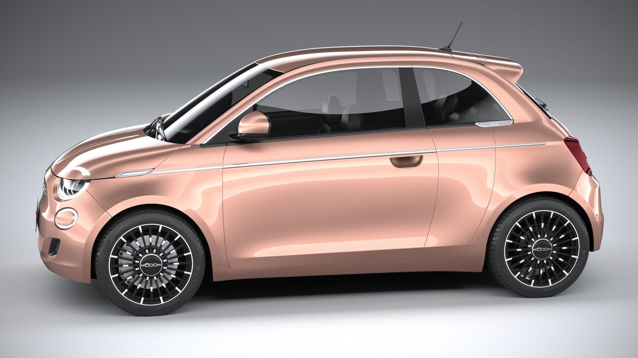 Fiat 500 3-1 2021 3D model_8