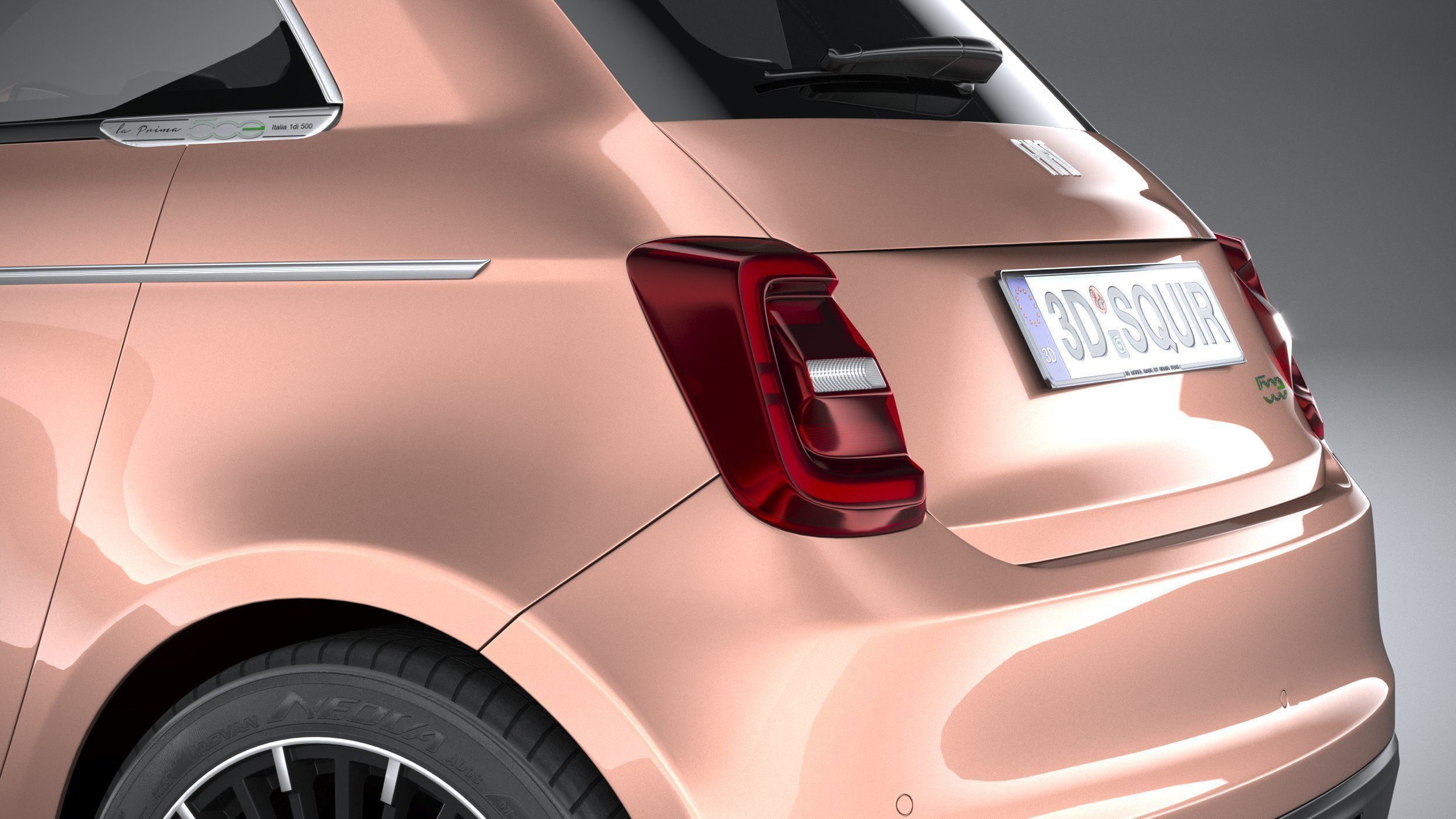 Fiat 500 3-1 2021 3D model_6