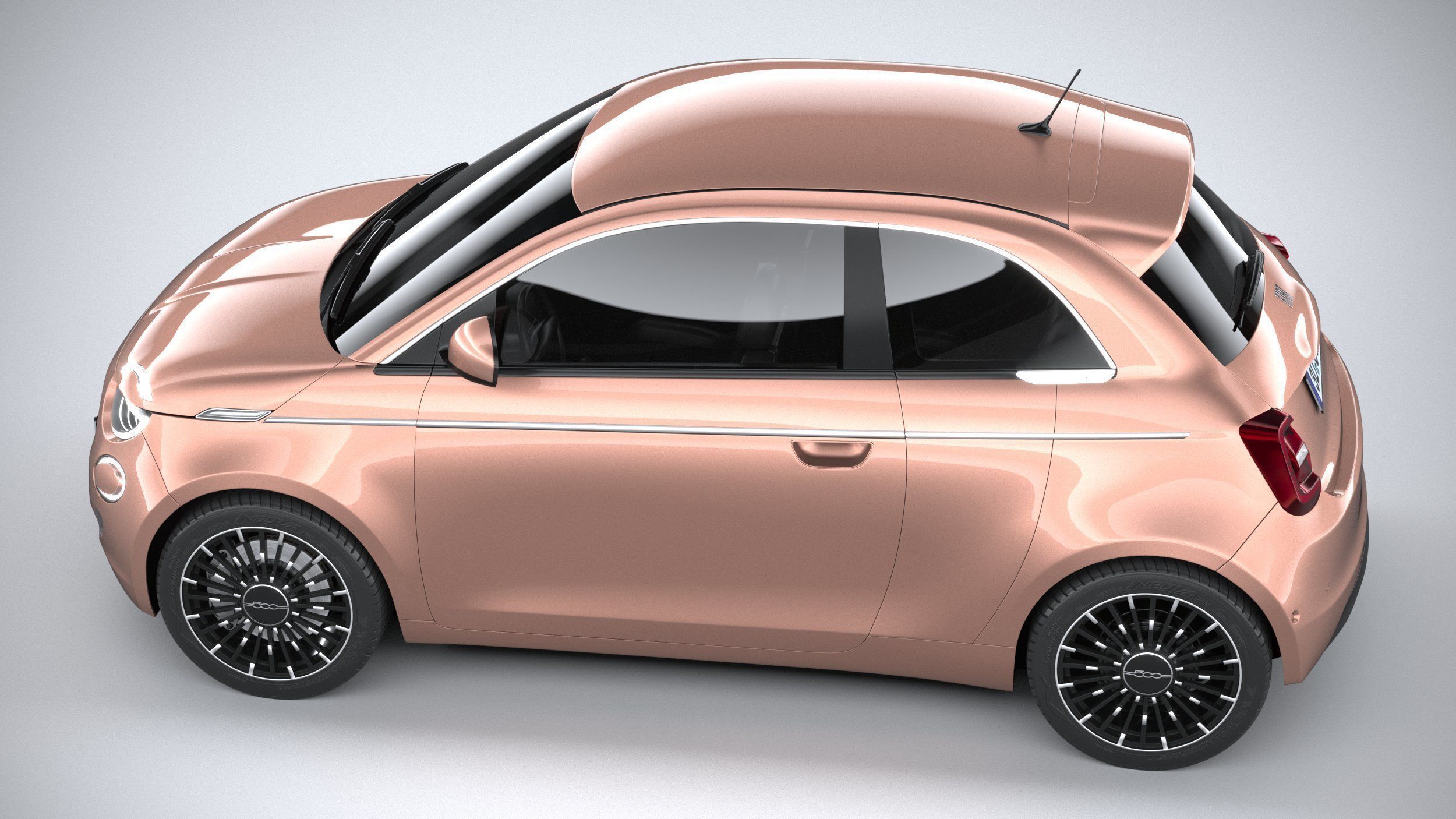 Fiat 500 3-1 2021 3D model_9