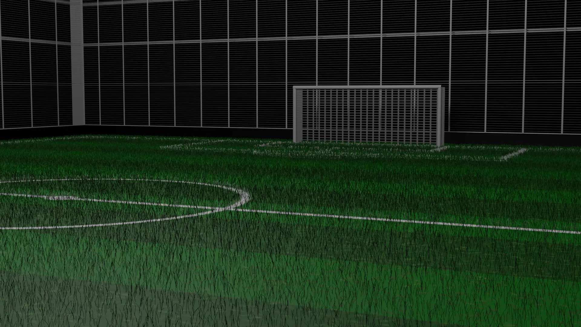 Free Soccer Pitch Free 3D model