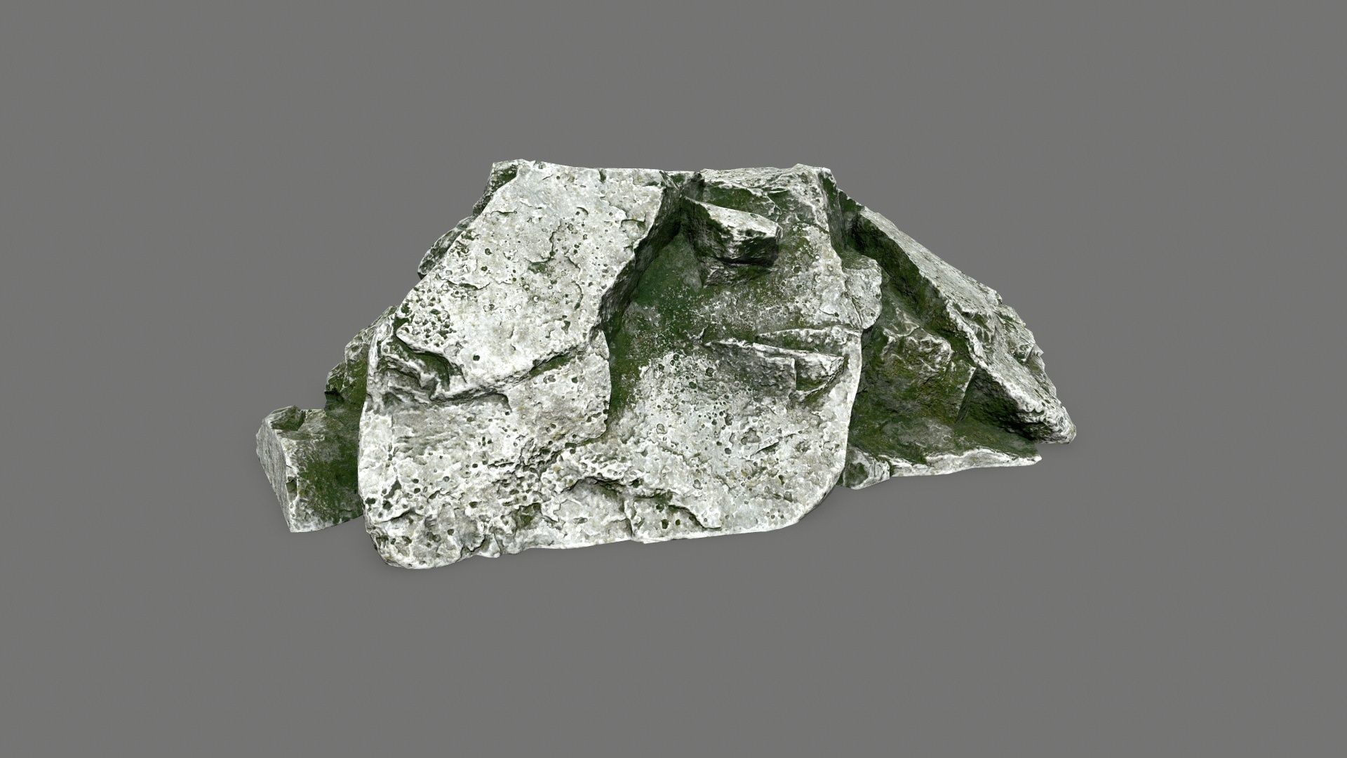 rocks rock Low-poly 3D model_7