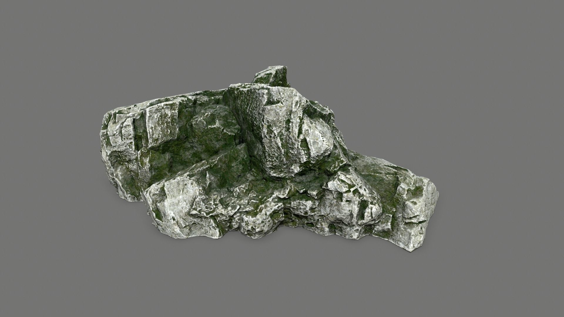 rocks rock Low-poly 3D model_6