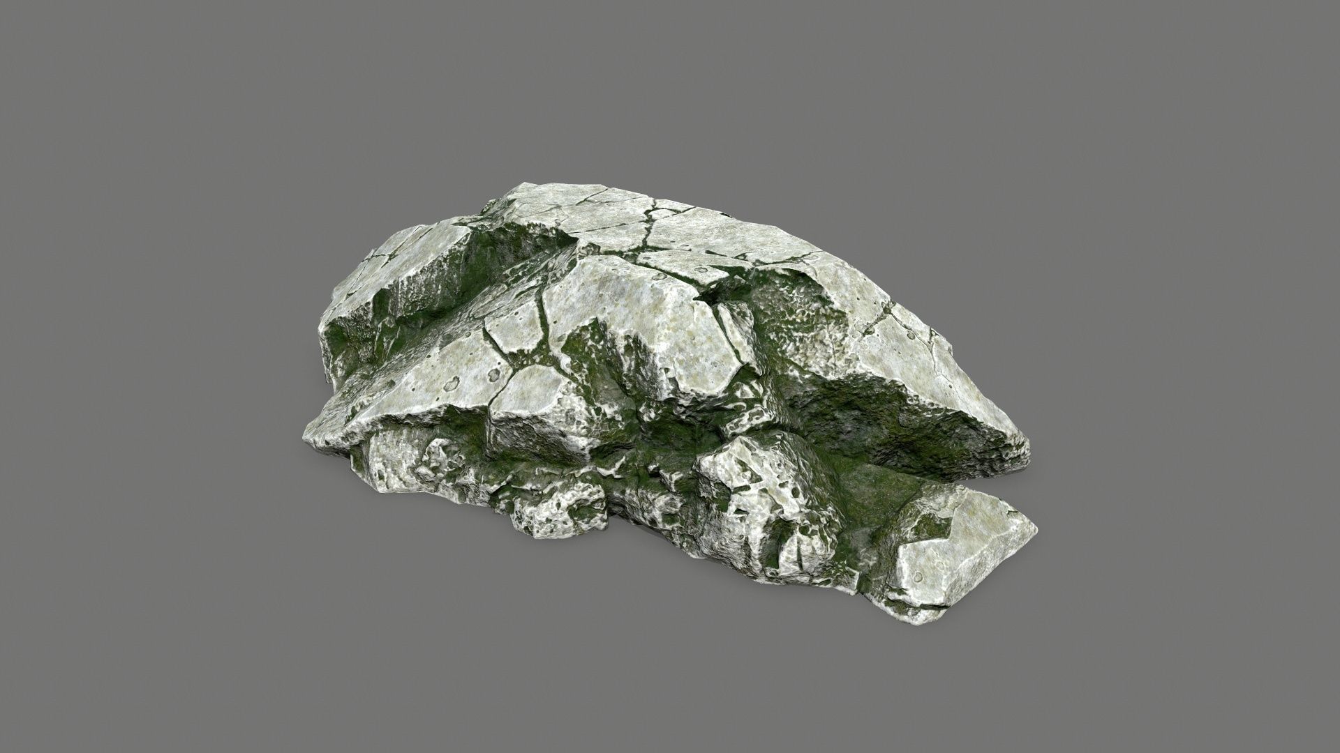 rocks rock Low-poly 3D model_10