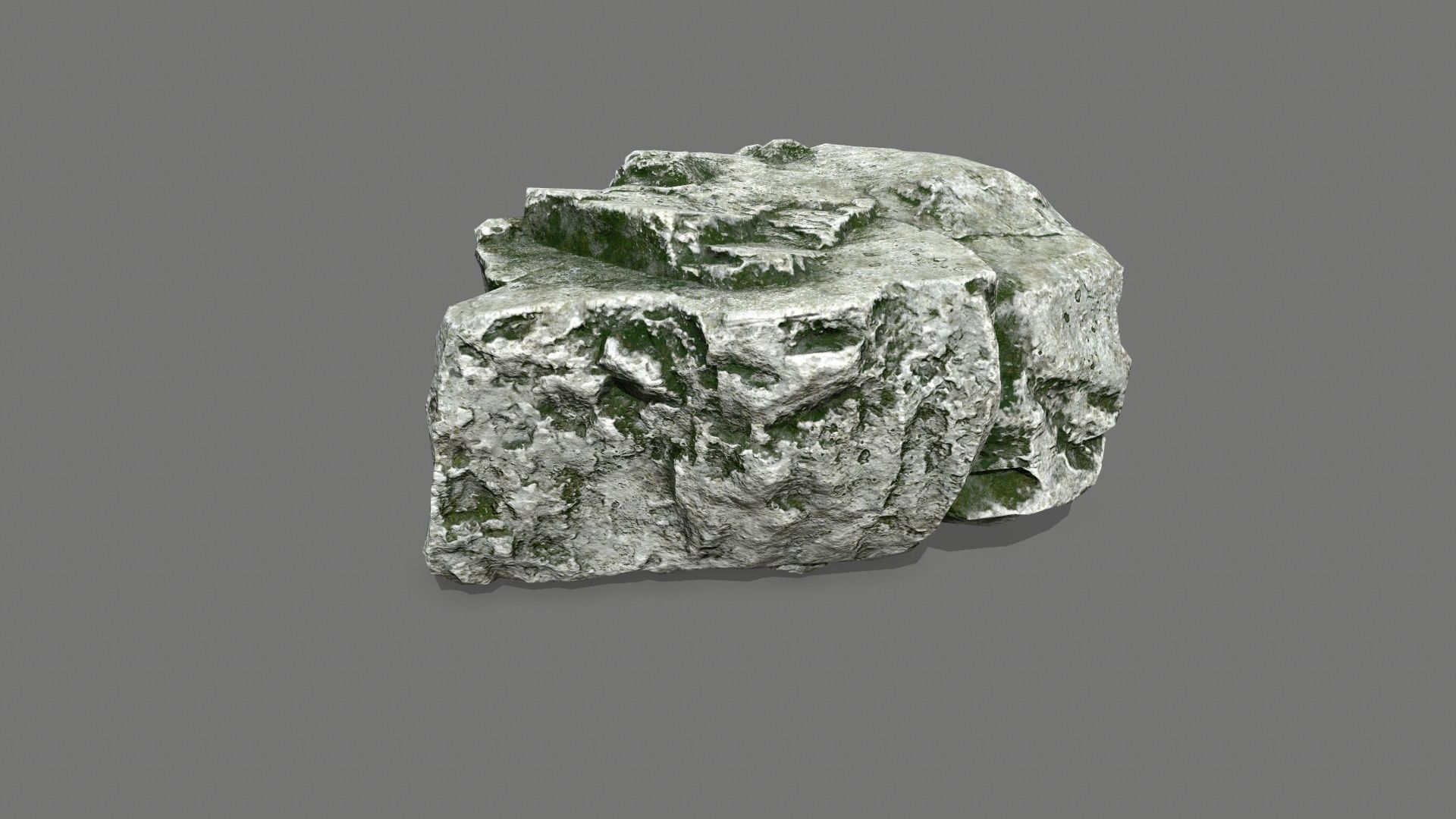 rocks rock Low-poly 3D model_13