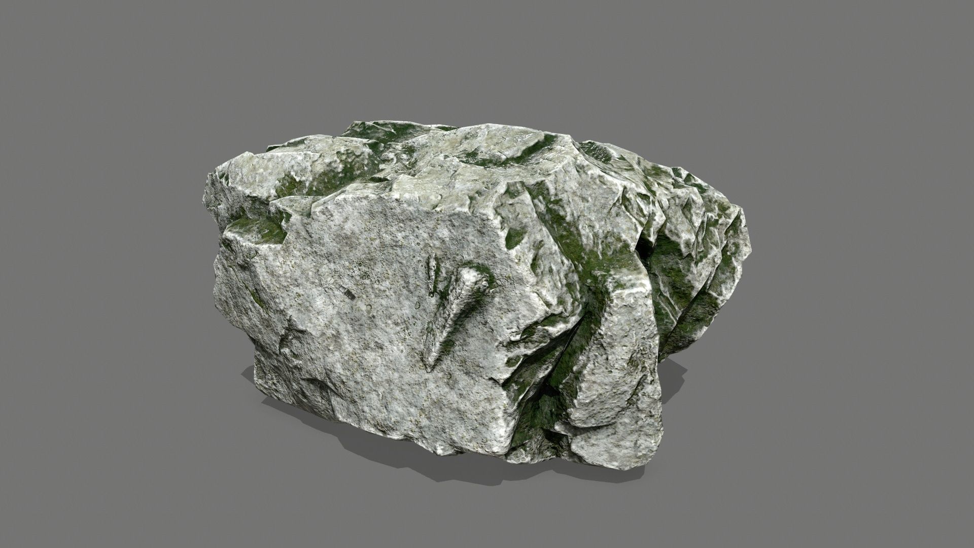 rocks rock Low-poly 3D model_17