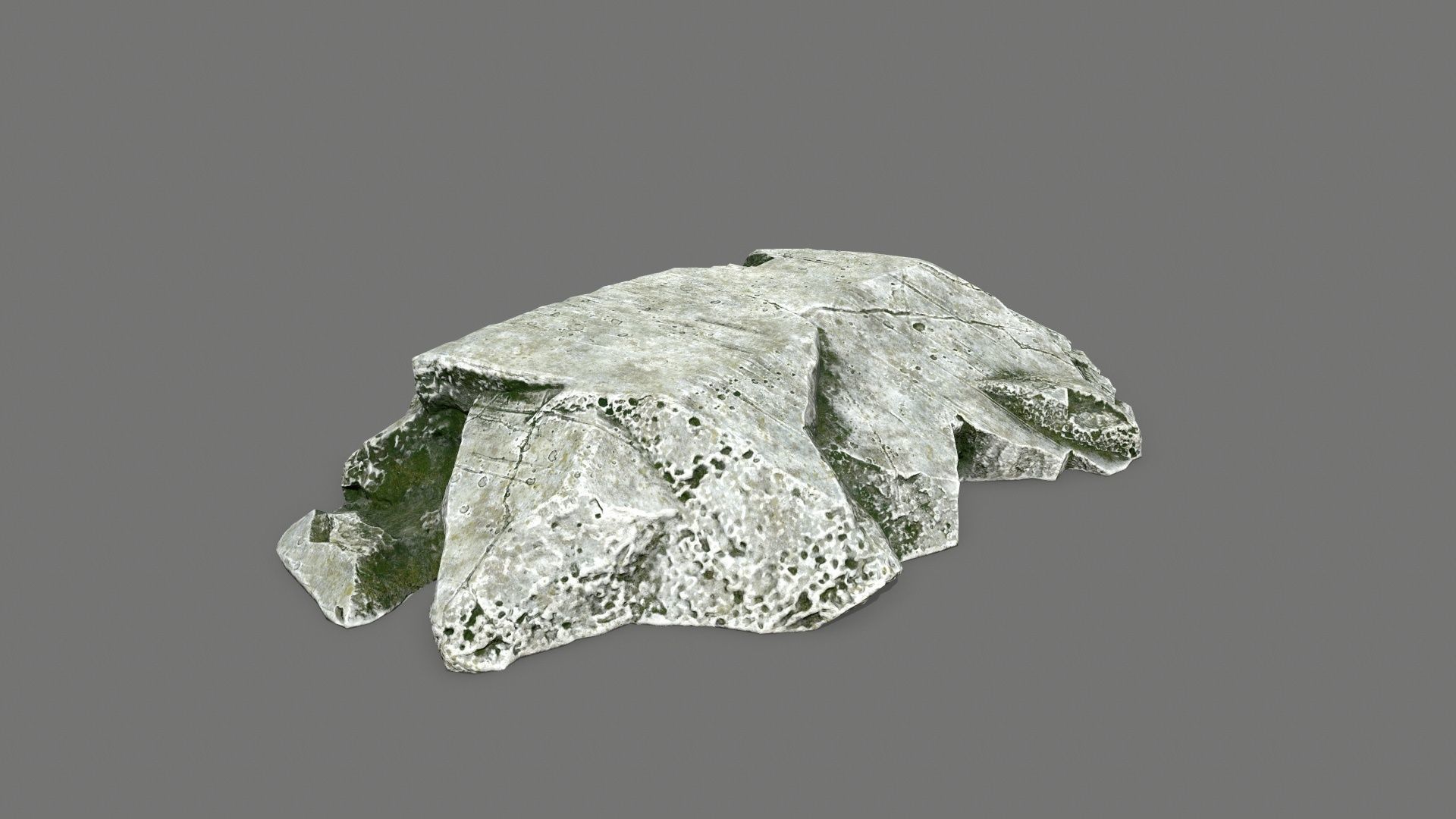 rocks rock Low-poly 3D model_11