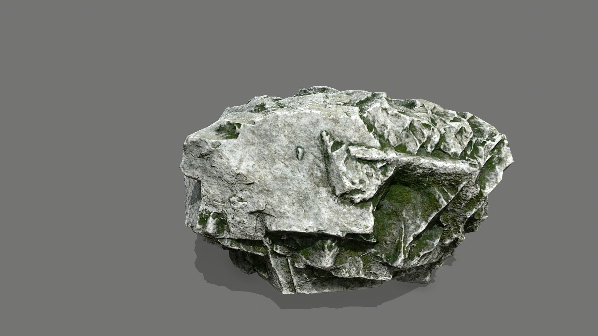 rocks rock Low-poly 3D model_18