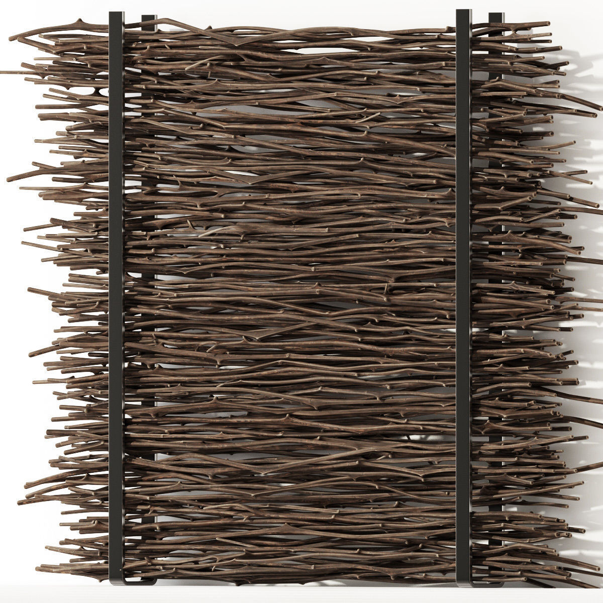 Firewood thin branch decor n1  3D model_4