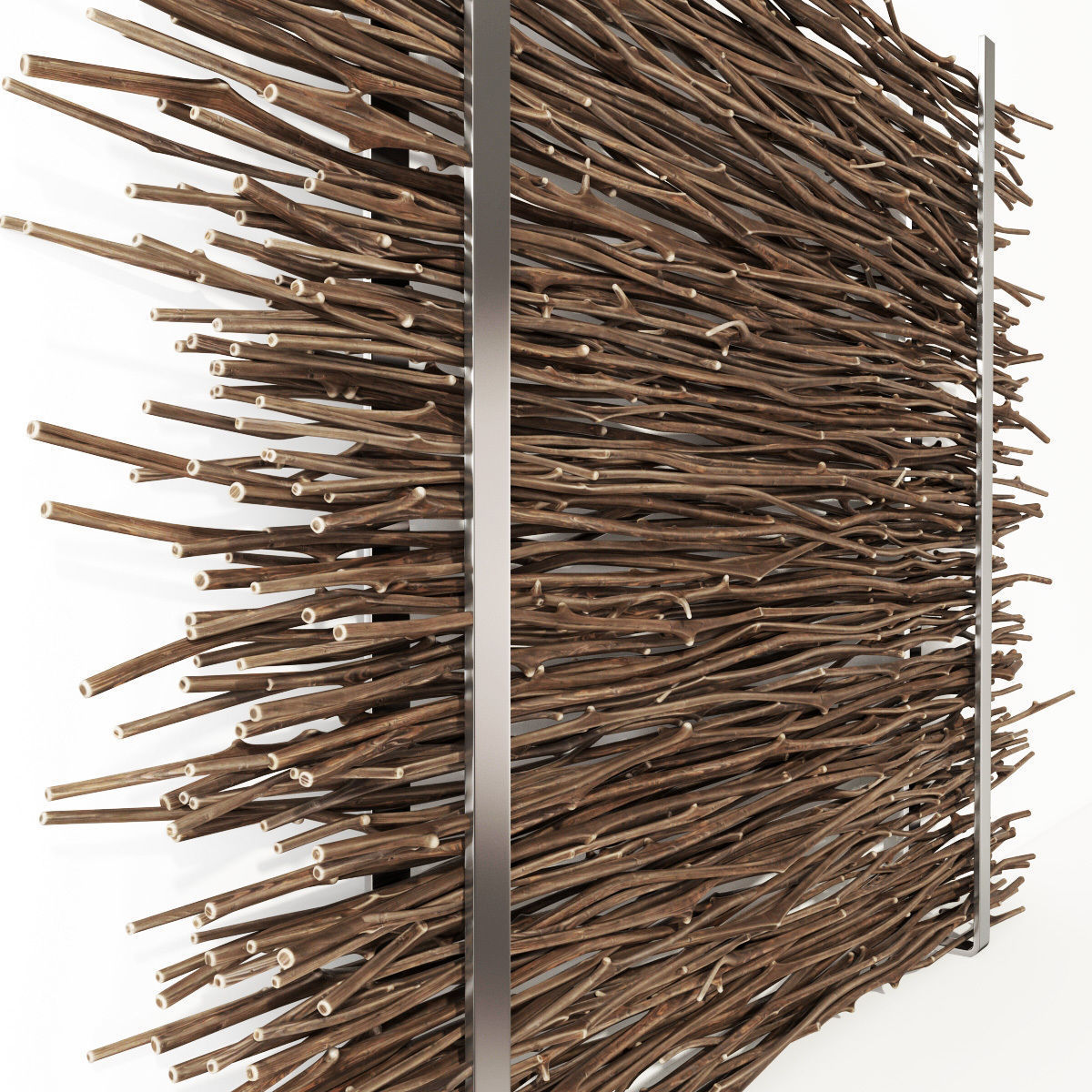 Firewood thin branch decor n1  3D model_9