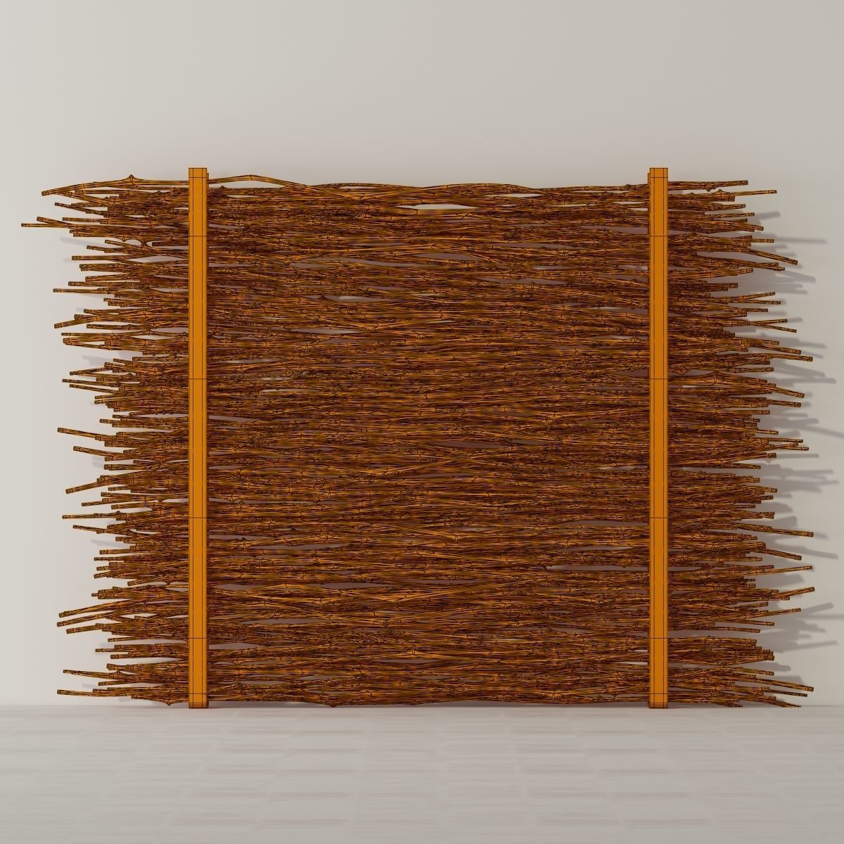 Firewood thin branch decor n1  3D model_16