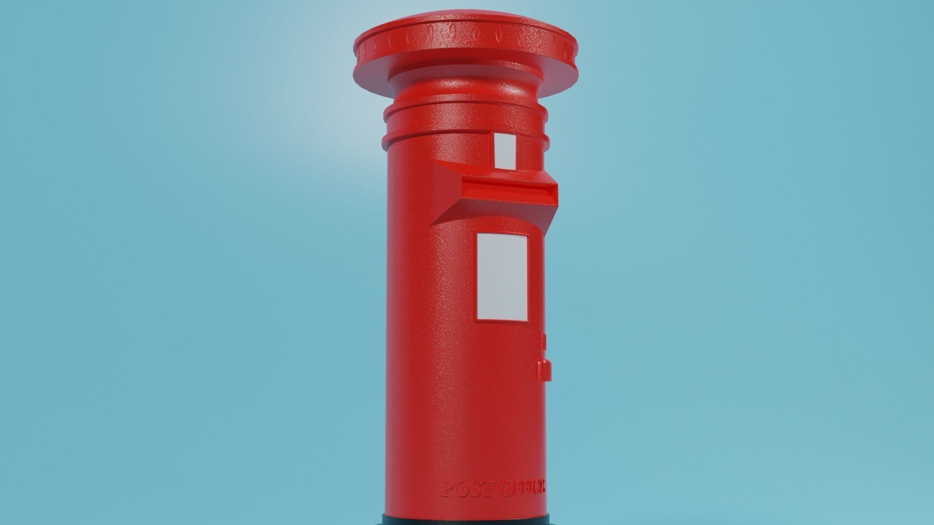 Post Office Mail Box 3D model_2