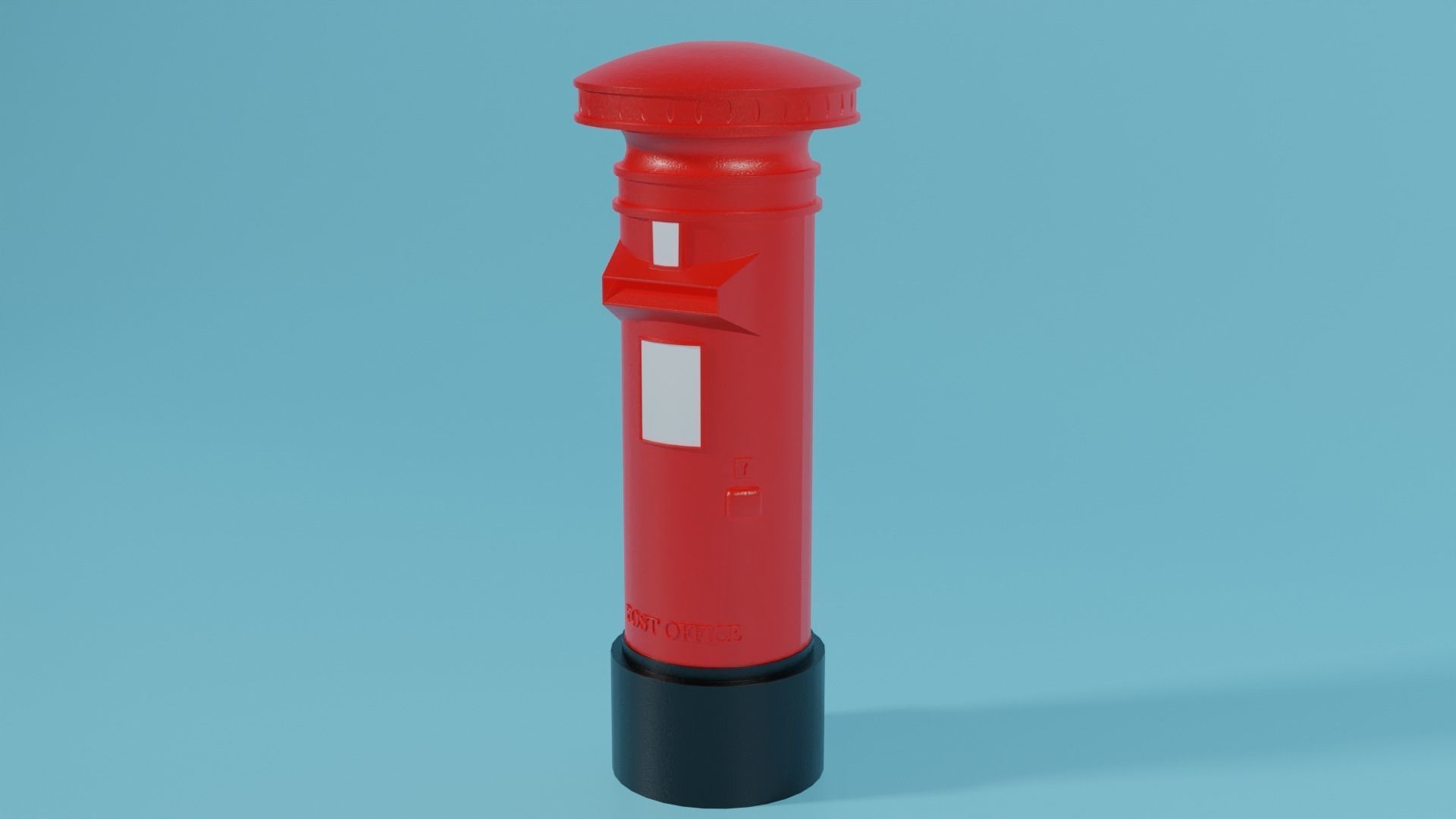 Post Office Mail Box 3D model_1