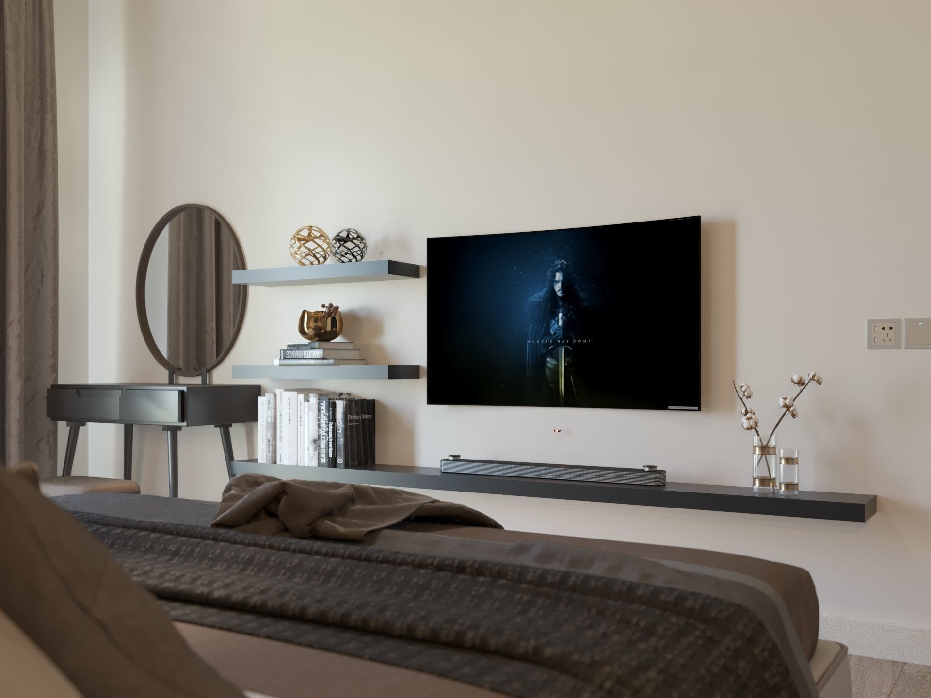 master bedroom 3D model_3