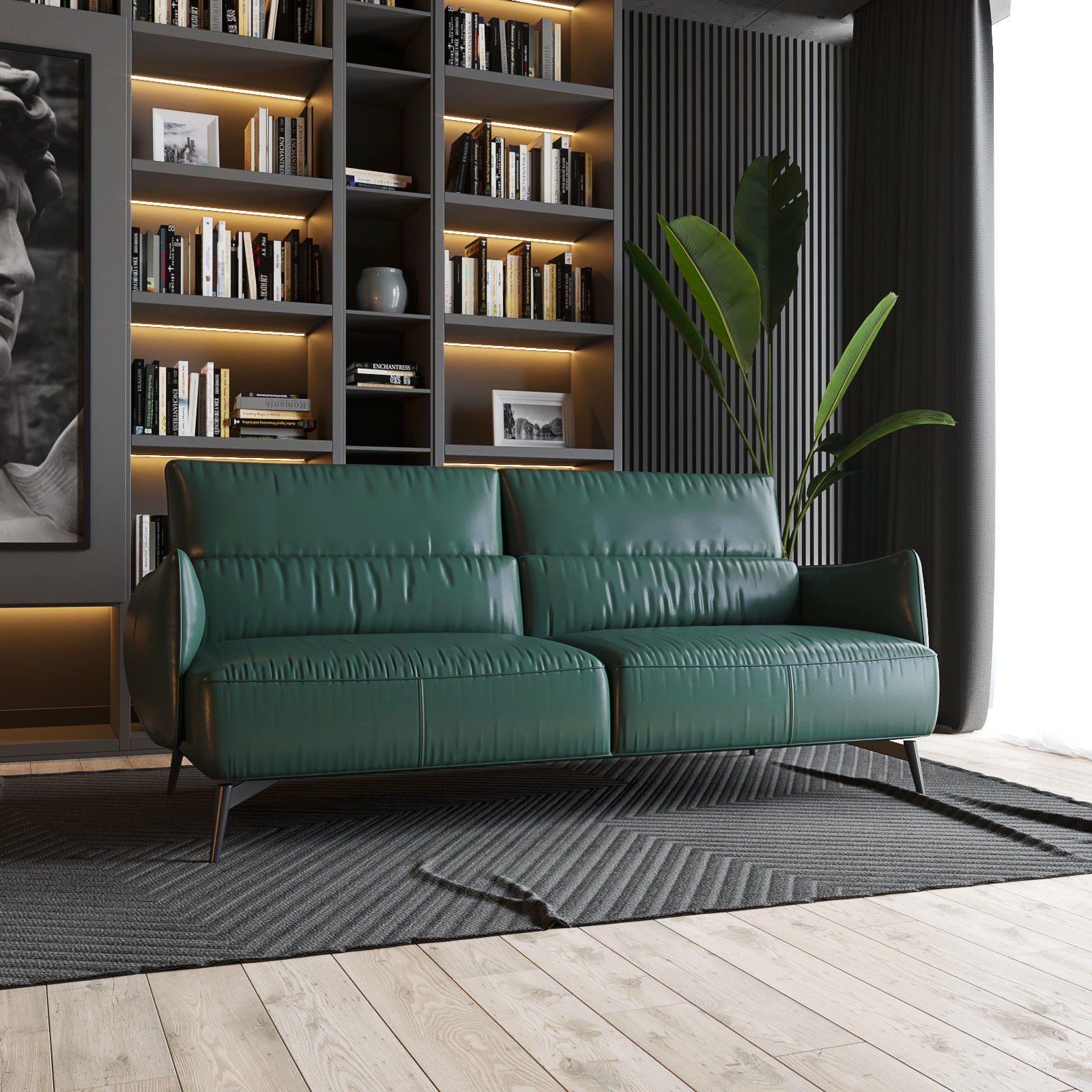 Mentore Sofa 3D model_2