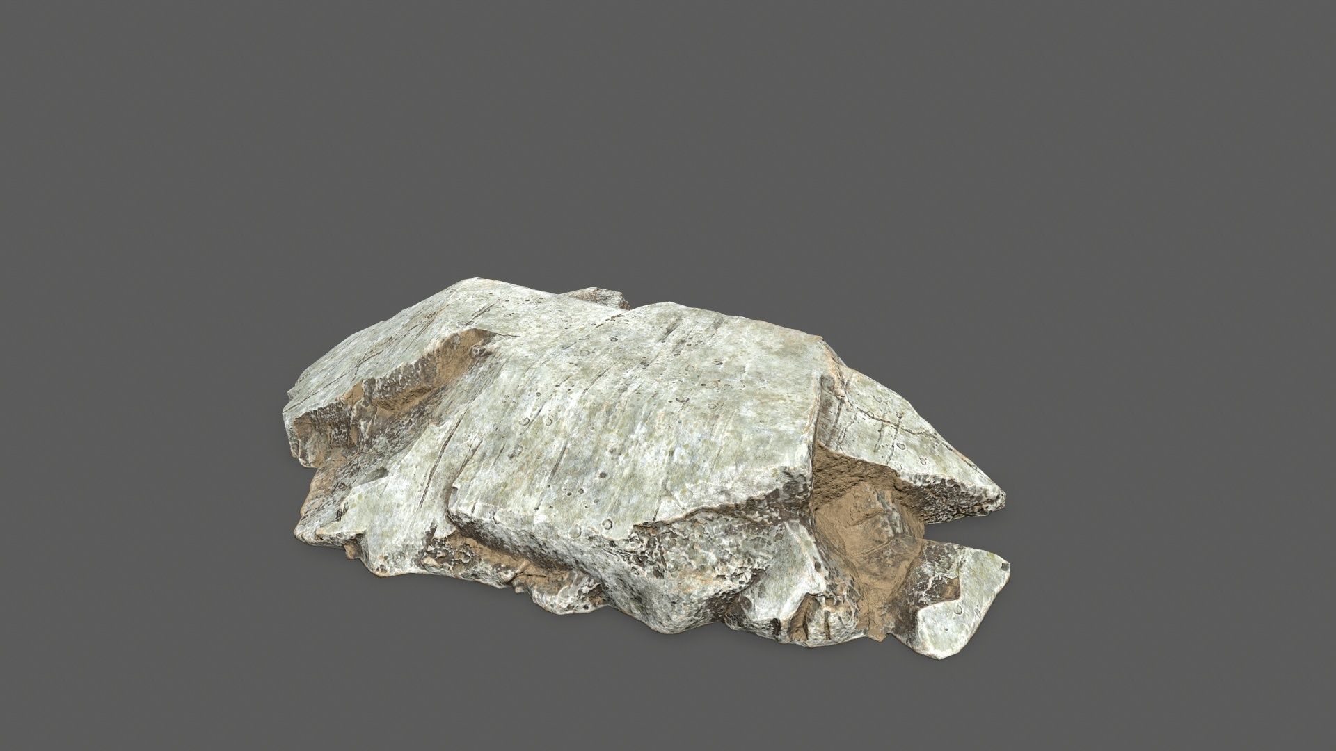 rocks silver rock Low-poly 3D model_13