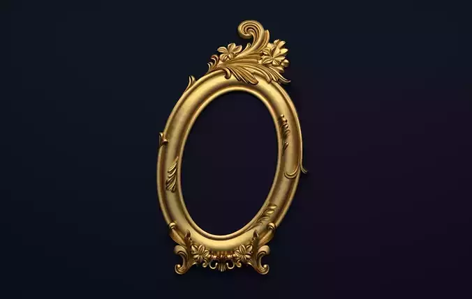 Frame mirror 3D model 09 3D print model