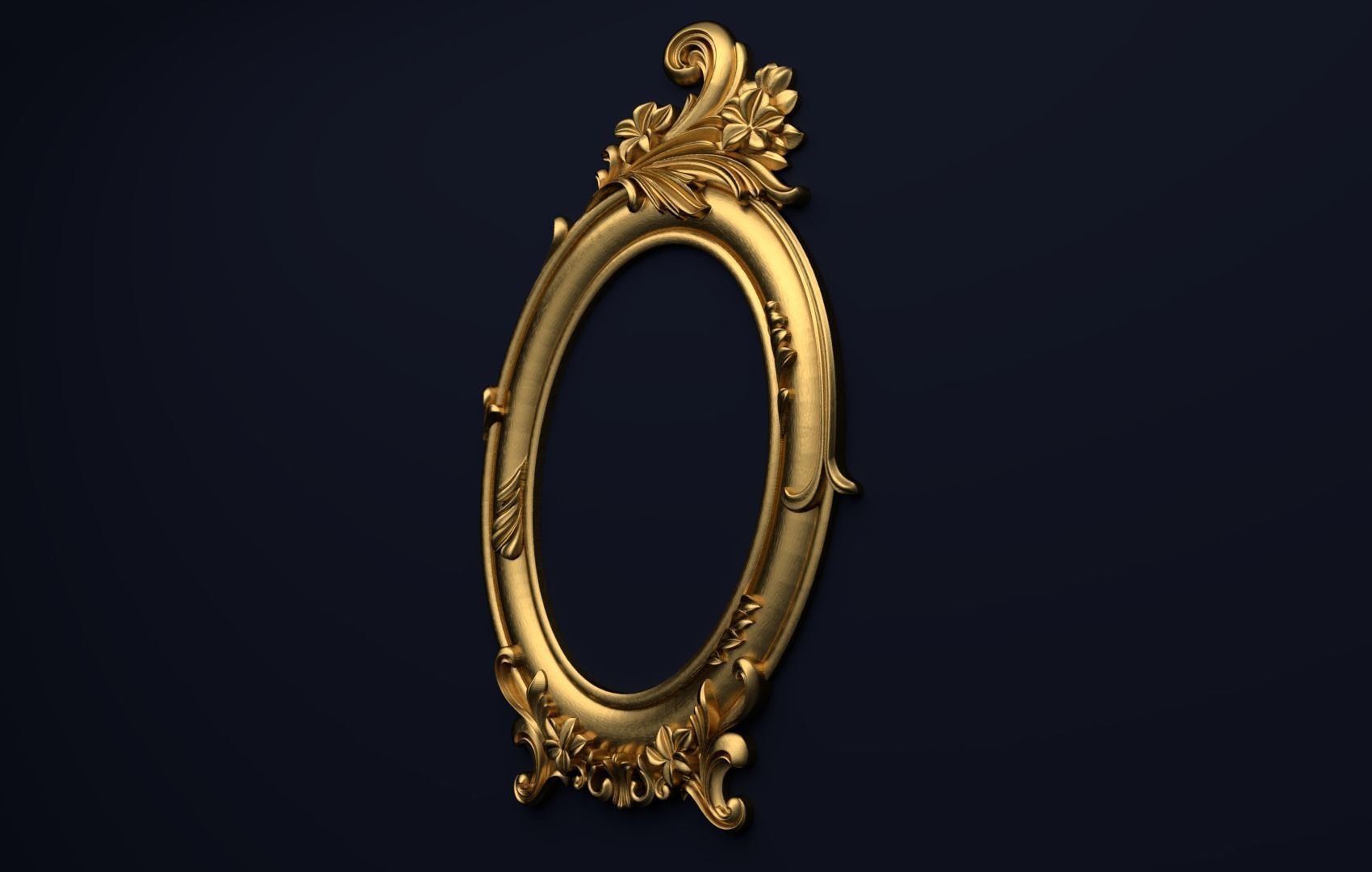 Frame mirror 3D model 09 3D print model_1