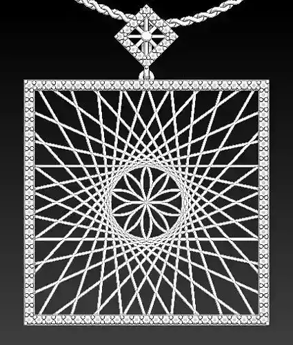 Ultra vision Square pendant