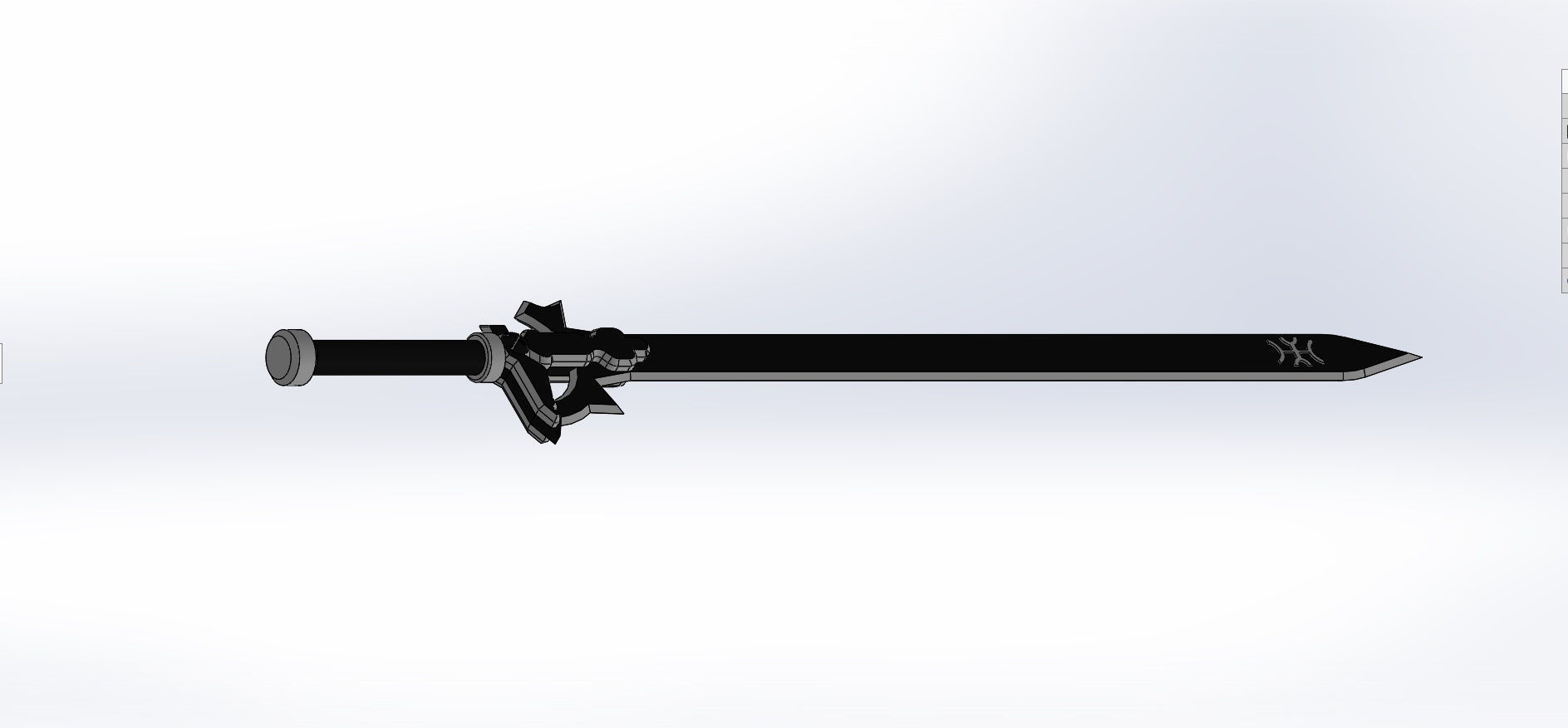 Elucidator-SAO 1 to1 3D print model 3D print model_2