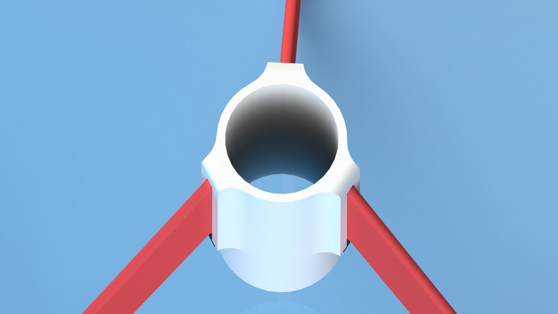 E9-6 E-class single stage model rocket engine Stand for launch 3D print model_6