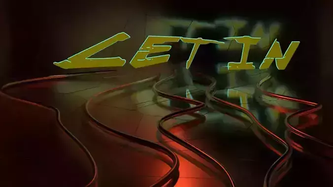 Cyberpunk 2077 Text 3D model