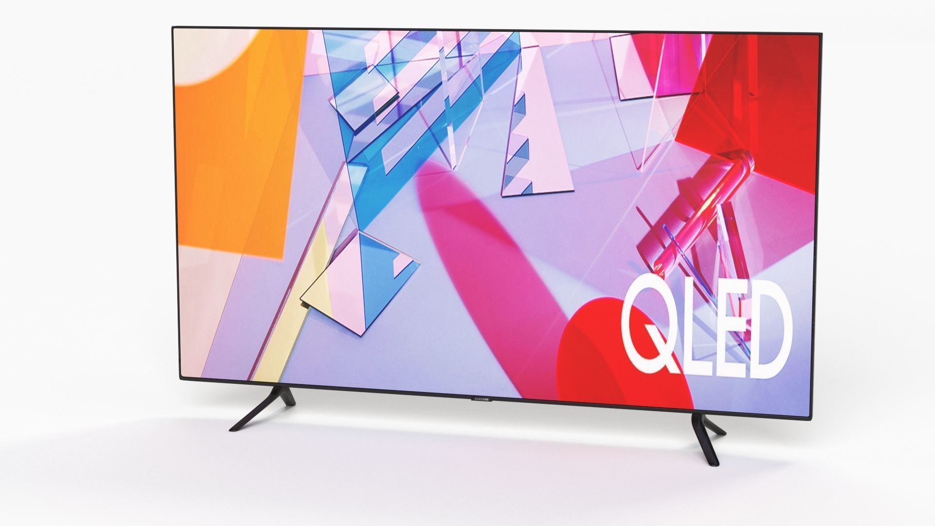 Samsung 55 Inchi Q60T QLED 4K Smart TV 3D model_29