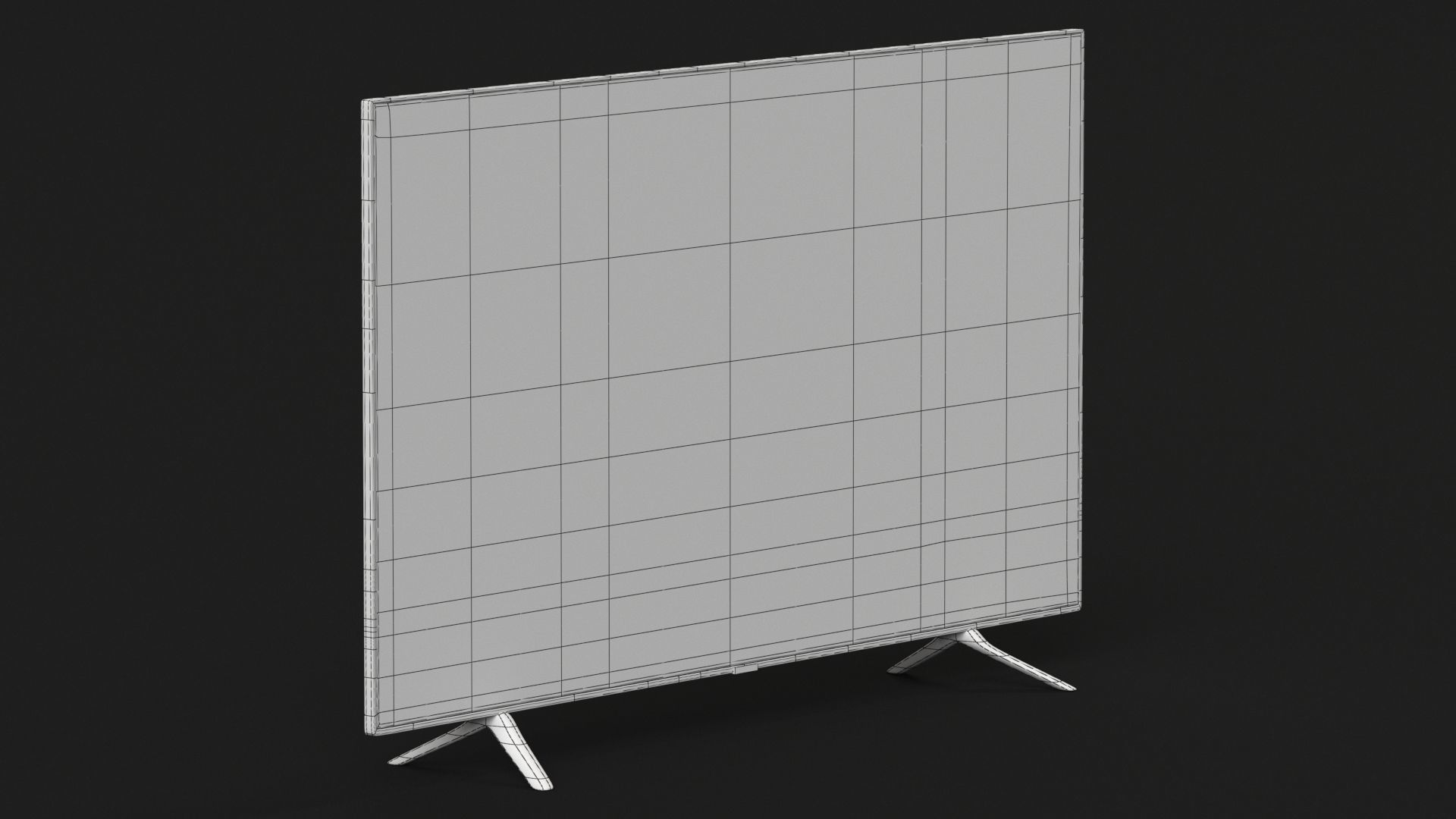 Samsung 55 Inchi Q60T QLED 4K Smart TV 3D model_10