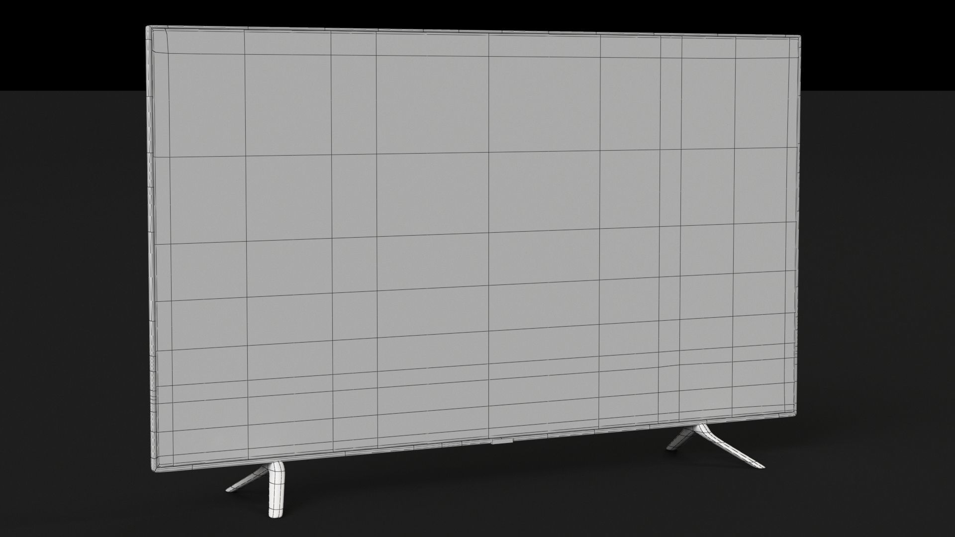 Samsung 55 Inchi Q60T QLED 4K Smart TV 3D model_7