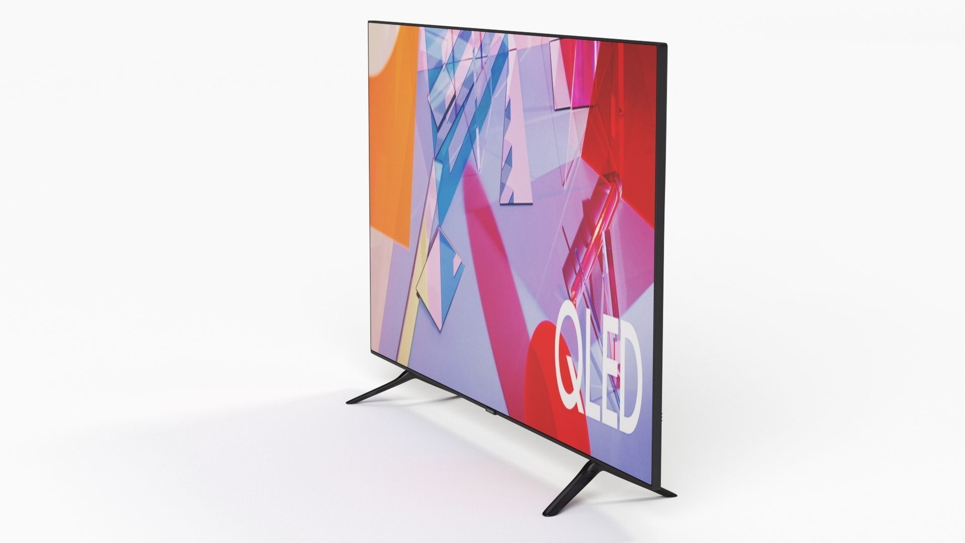 Samsung 55 Inchi Q60T QLED 4K Smart TV 3D model_27