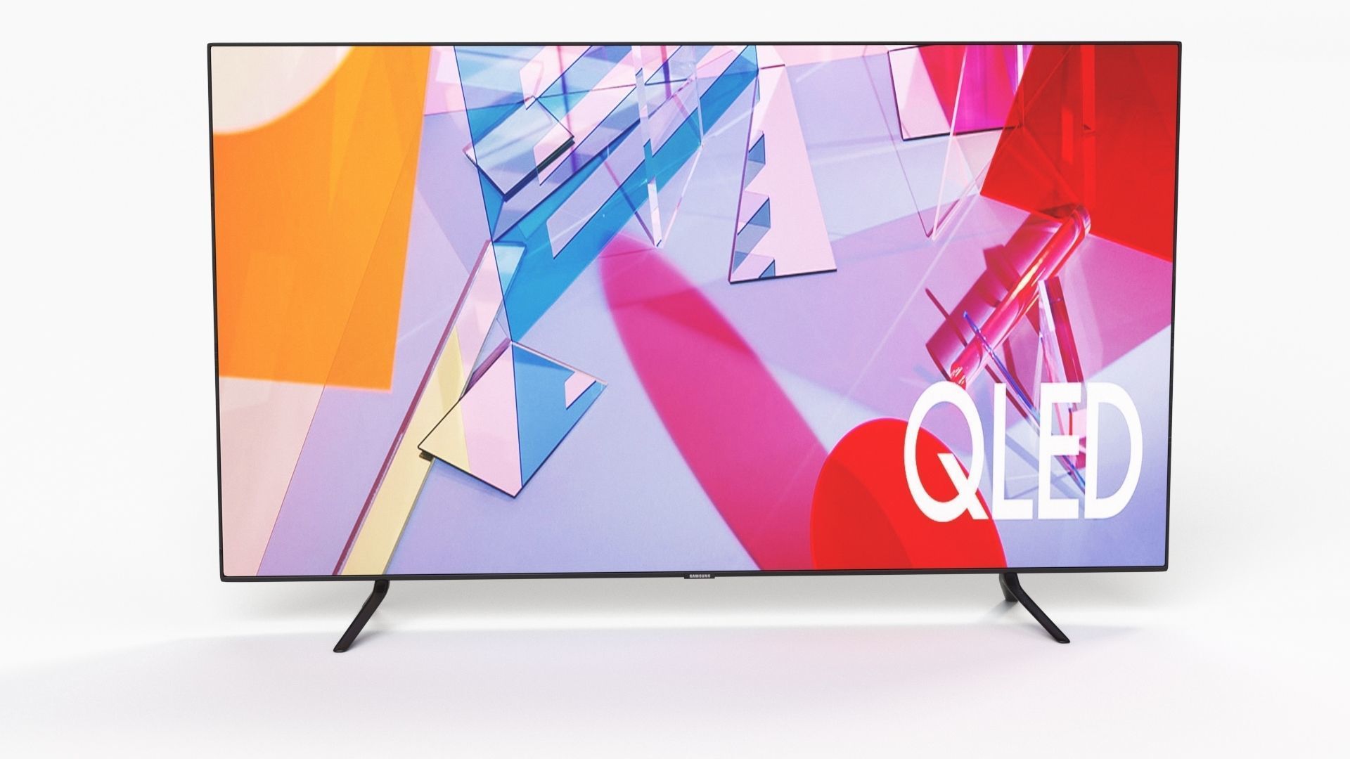Samsung 55 Inchi Q60T QLED 4K Smart TV 3D model_30
