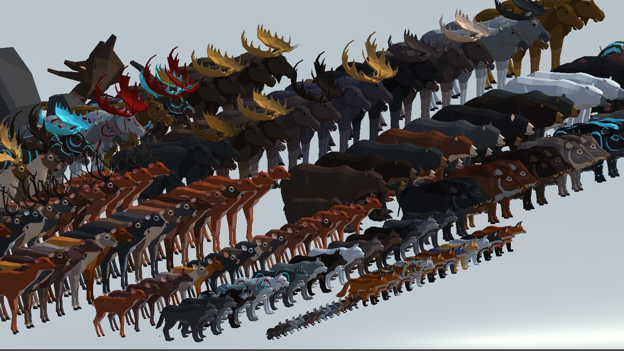 LowPoly Wild Animals pack Low-poly 3D model_5