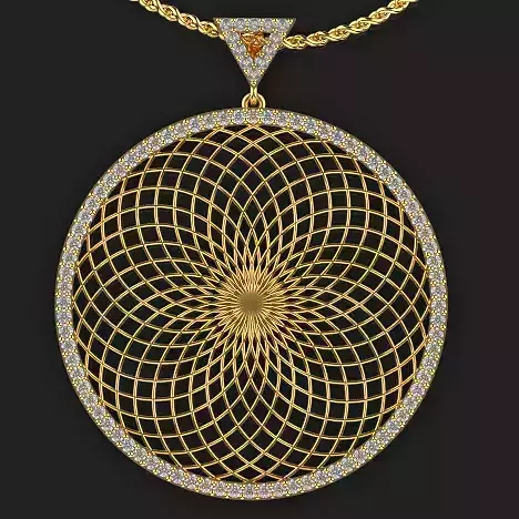 Ultra vision Circle pendant