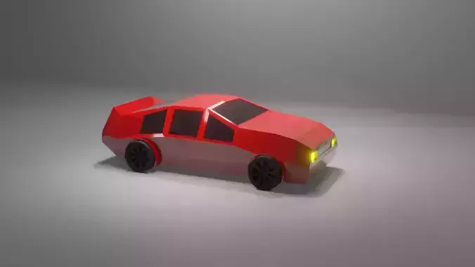 Low poly car