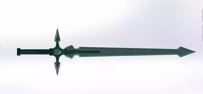 Dark Repulser-SAO  1 to1 3D print model 3D print model